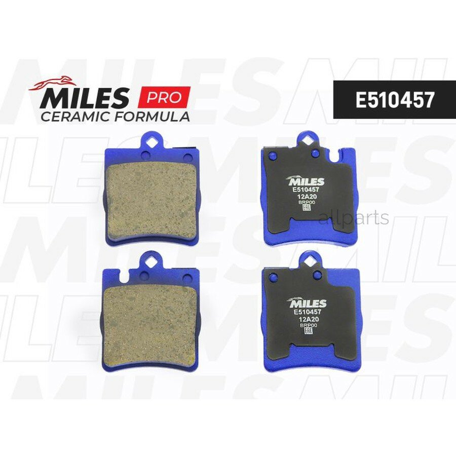 MILES E510457 Колодки тормозные MERCEDES W203 00>/A208/A209 CLK задние Ceramic