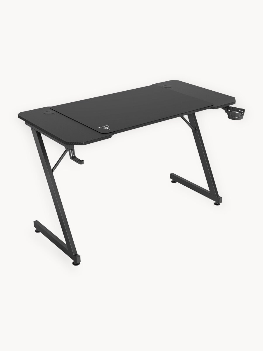 Игровой компьютерный стол ZONE 51 TRINE 120, Black, черный, с кабель-каналами