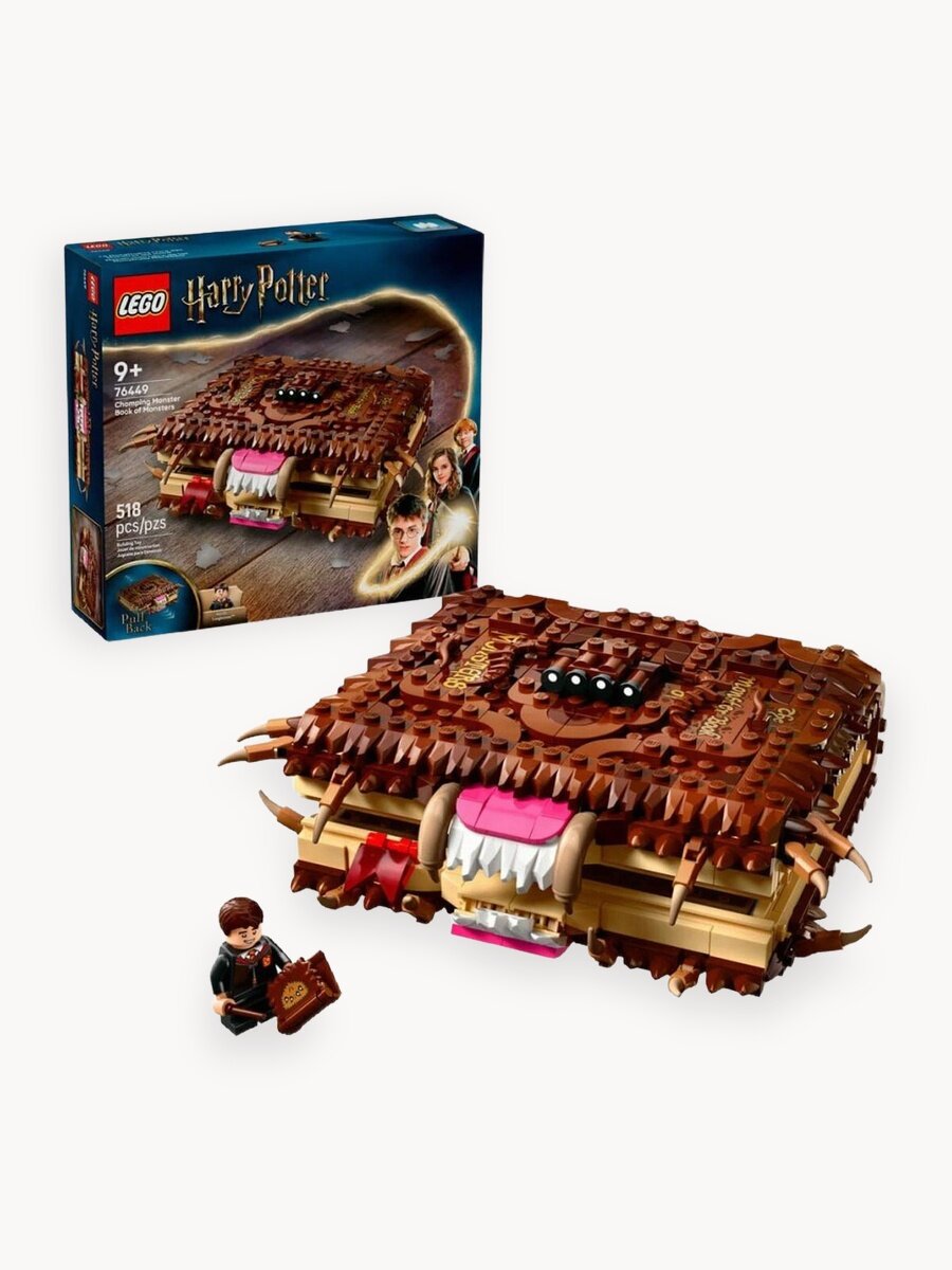 Конструктор LEGO Harry Potter 76449 Чудовищная книга о монстрах, 518 дет.