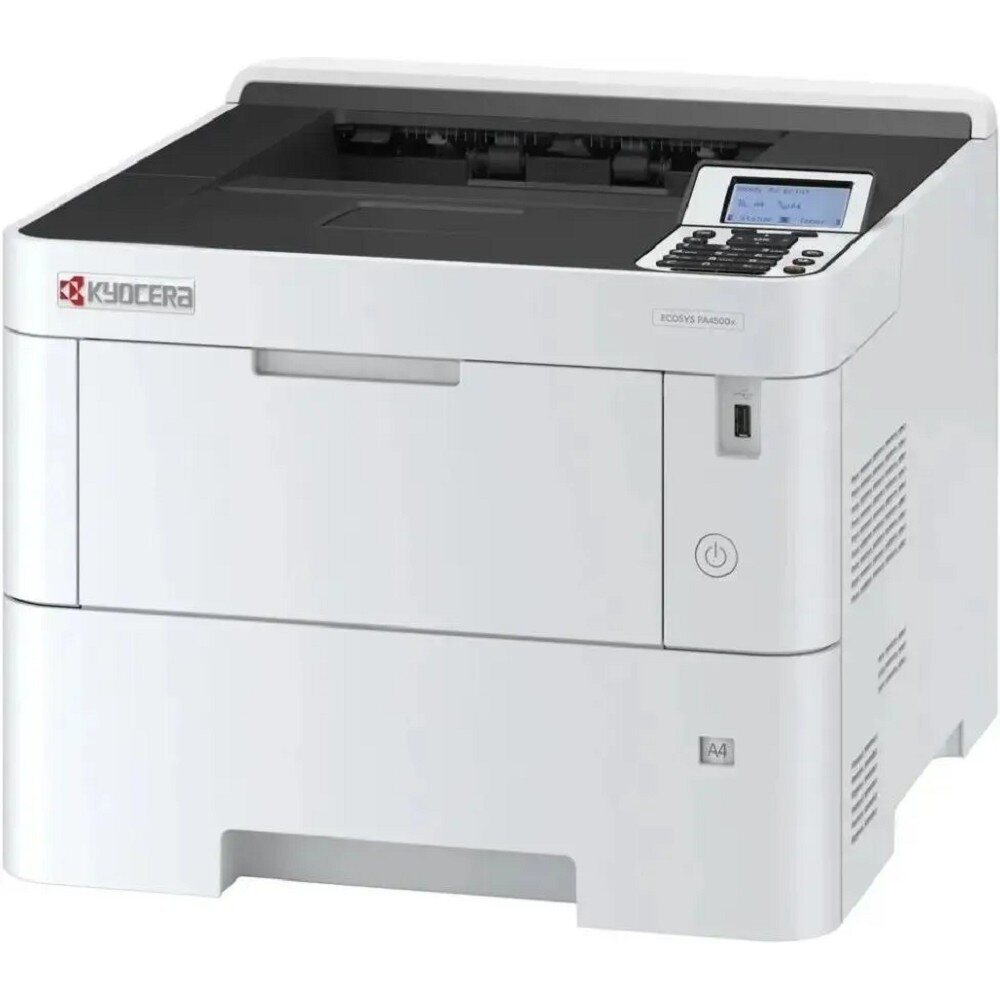 Принтер Kyocera ECOSYS PA4500x (110C0Y3NL0) {A4, 45 стр/мин, 1200x1200dpi, 512Мб, USB 2.0, Network, Wi-Fi, Duplex, старт, замена P3145dn}