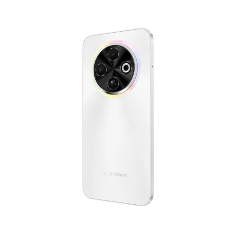 Смартфон Tecno Spark 30C, 4/128ГБ, NFC, 2 NanoSIM, батарея 5000 мАч, белый — фото 1