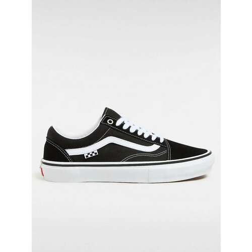 фото Кеды vans skate old skool, размер 11 us, белый, черный, мультиколор, красный