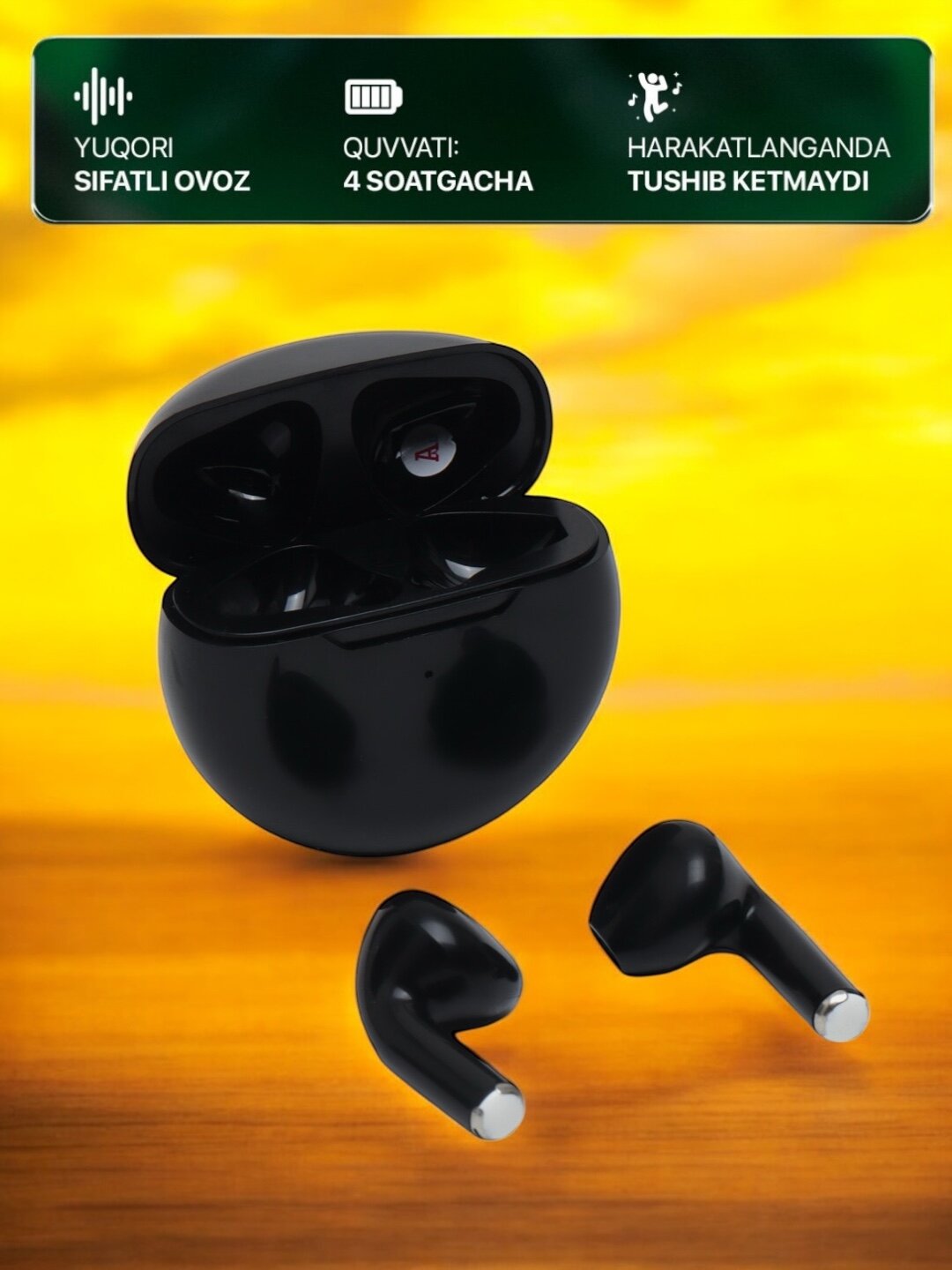 Беспроводные наушники Pro 6 для Ios и Android, Bluetooth 5.0 — фото 1