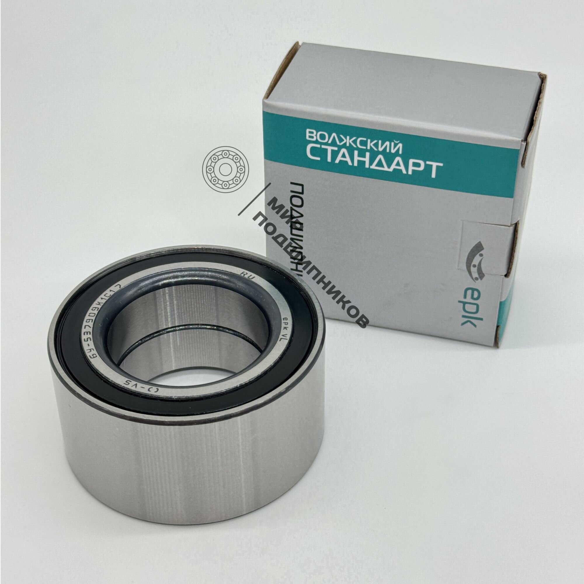 Подшипник передней ступицы Соболь 23107 (4х4) , Газ-2217, Газ-22177, 31113, 3111 6У-537909 К1С17 49х84х43 (2RS- резиновые уплотнители) — фото 1