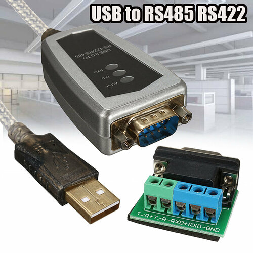 Полезные инструменты USB to RS485 RS422 DB9 Последовательный преобразователь Кабель-адаптер с FTDI Windows Linux