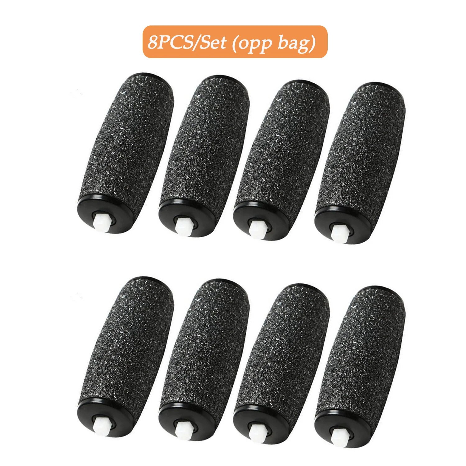 Сменные роликовые насадки для педикюра, Электронная пилка для ног, инструмент для ремонта, ухода за ногами, Машинка для педикюра, аксессуары для удаления кожи, 8pcs