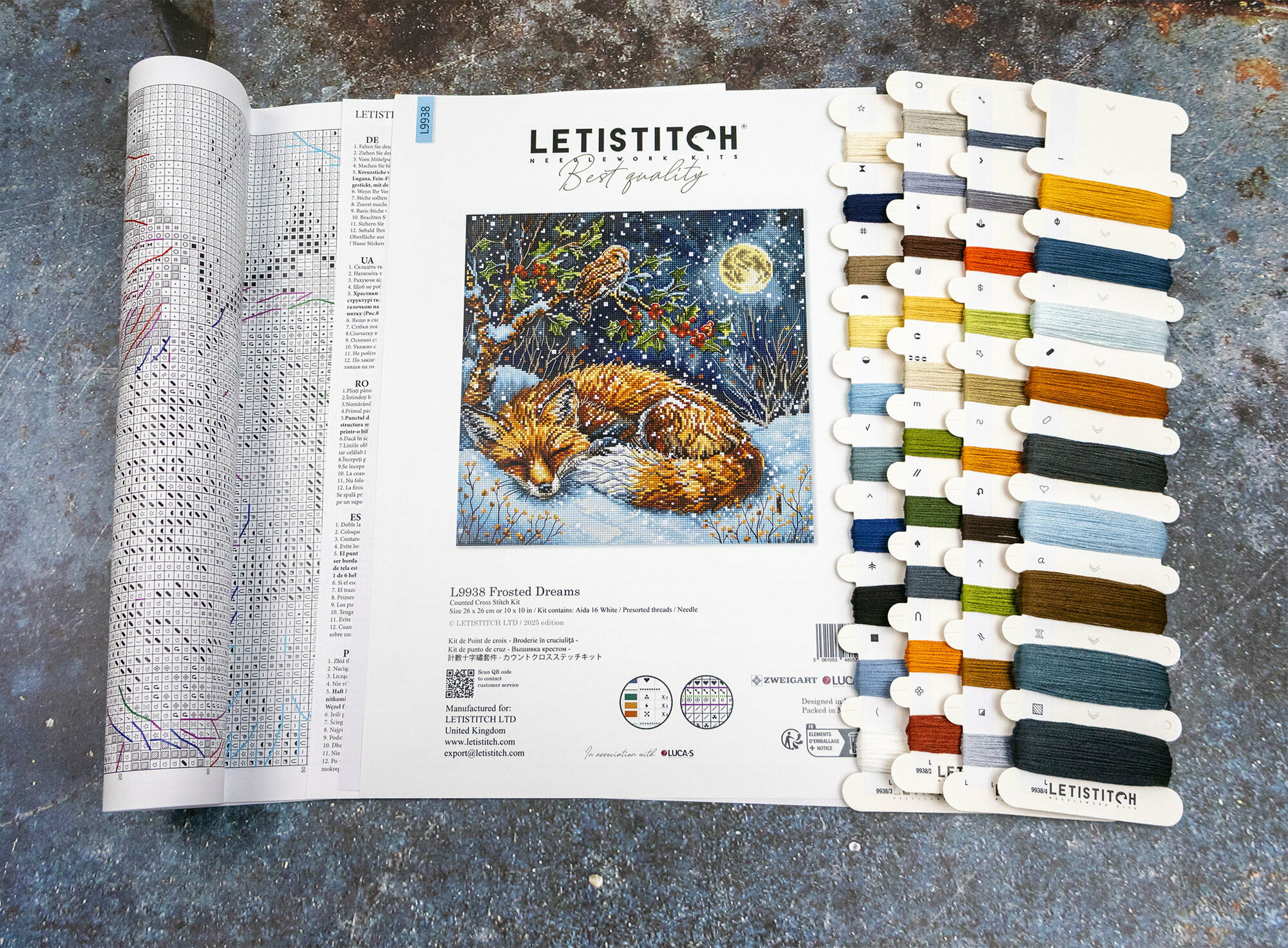 Набор для вышивания LetiStitch L9938 Frosted Dreams — фото 1