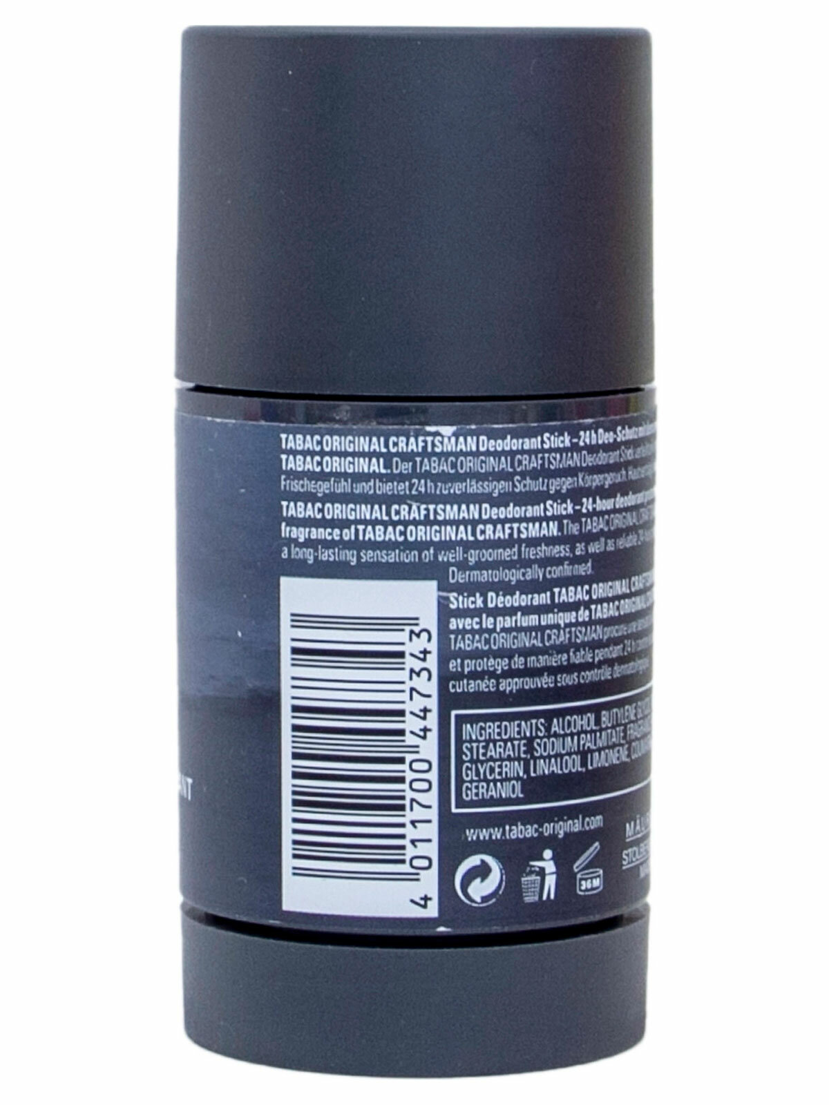 Дезодорант стик мужской Tabac Craftsman, парфюмированный, 24 часа, 75 мл