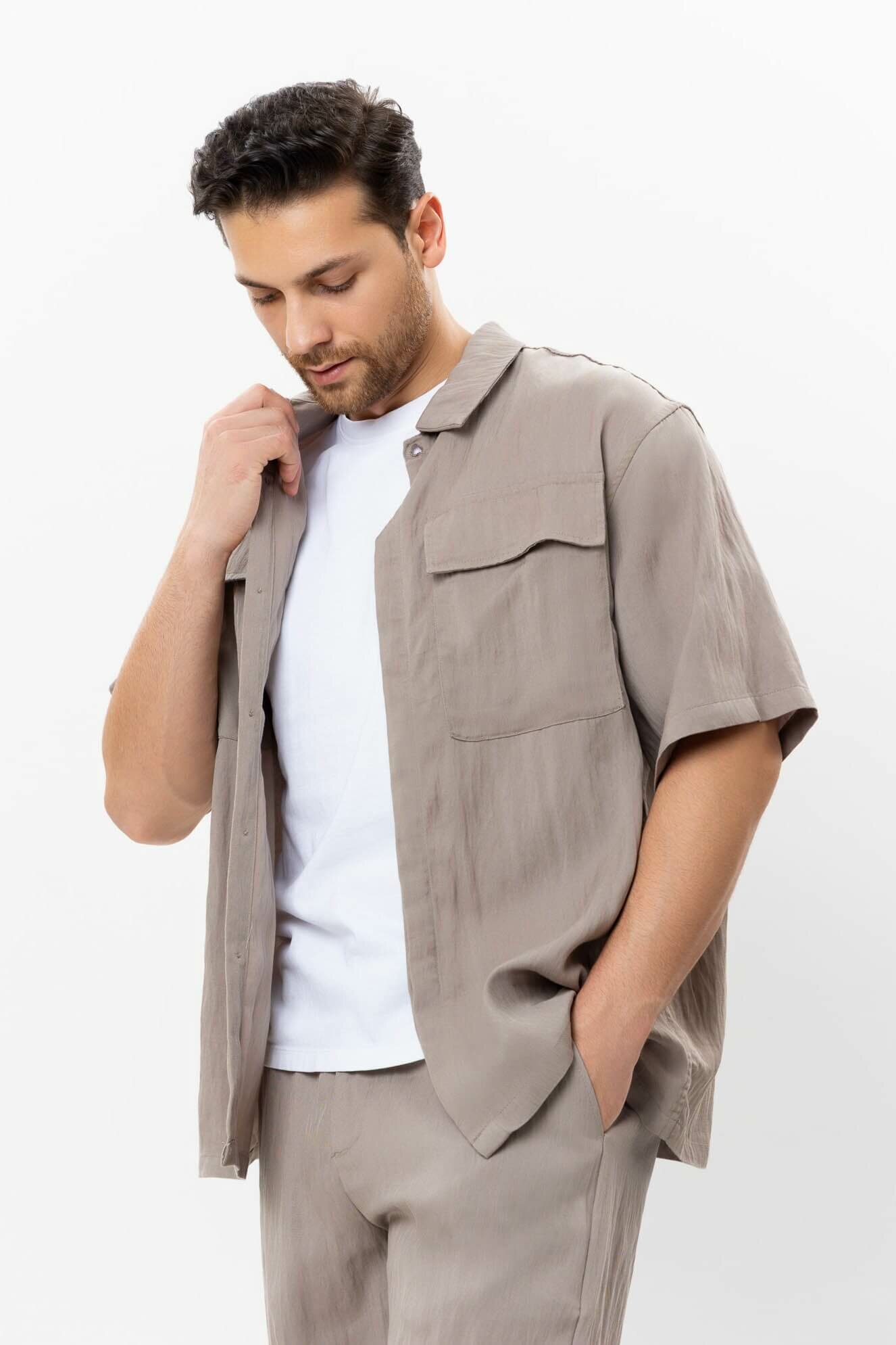 Рубашка TERRA PRO, размер M, beige