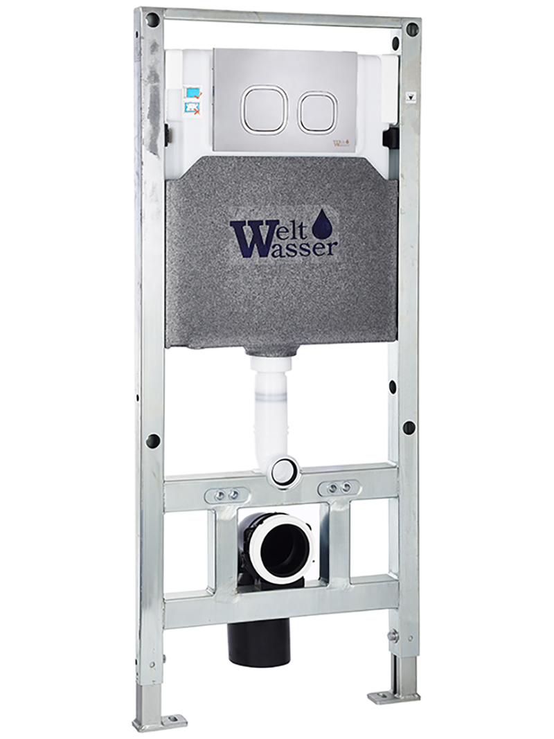 Инсталляция для подвесного унитаза WeltWasser WW Amberg 506 ST WT 10000008230 белая кнопка