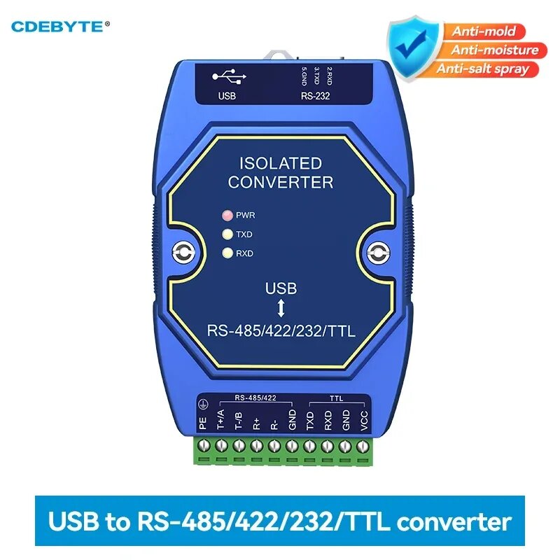 Промышленный конвертер USB-RS485/RS422/RS232 CDEBYTE E810-U15