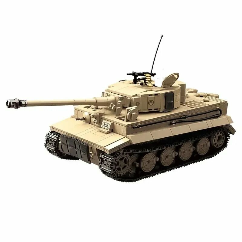 Строительный 100233, тяжелый танк Tiger I времен Второй мировой, для мальчиков