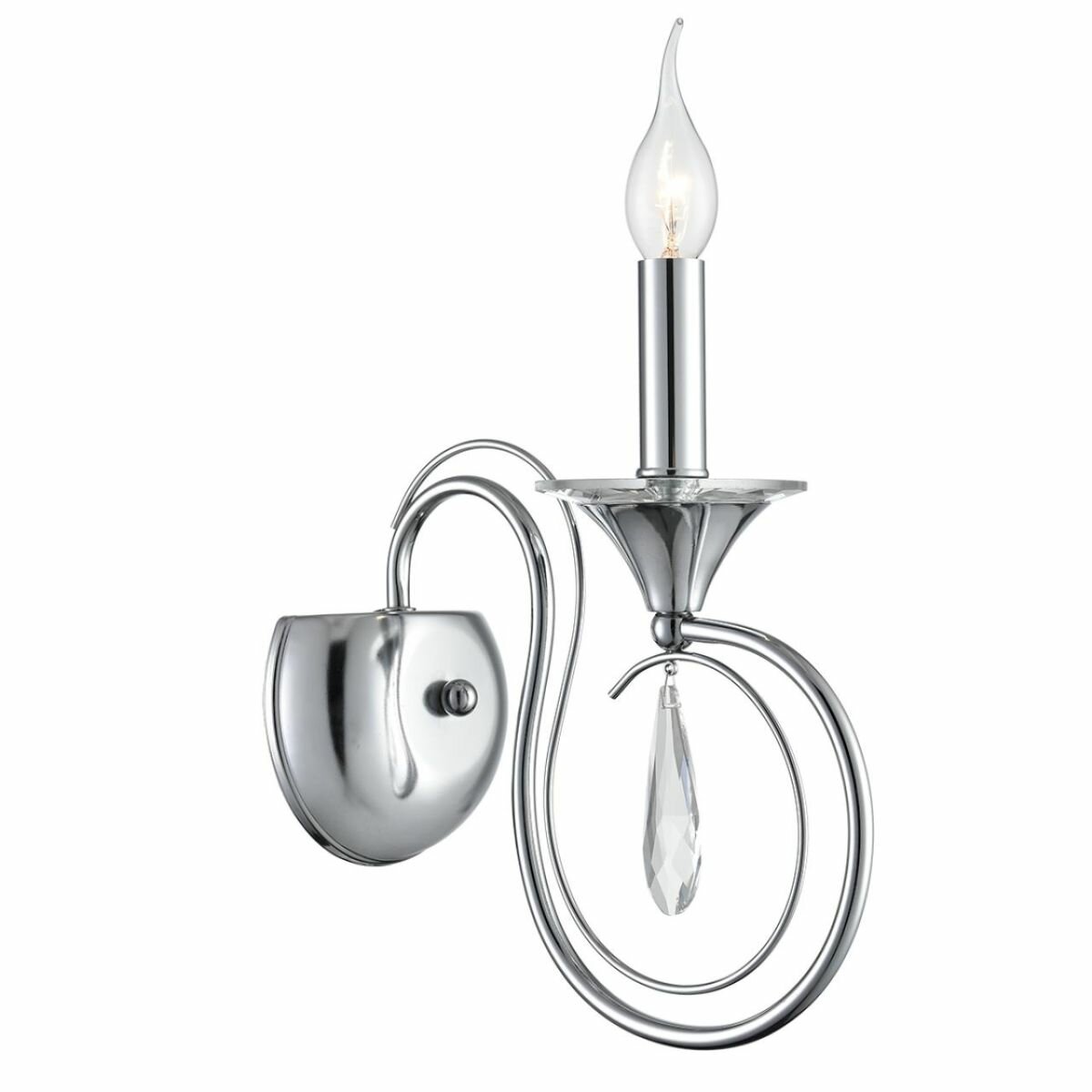 Бра Lumion "Classi Laoka" 8032/1W, с арматурой из хрома, мощность 40 Вт — фото 1