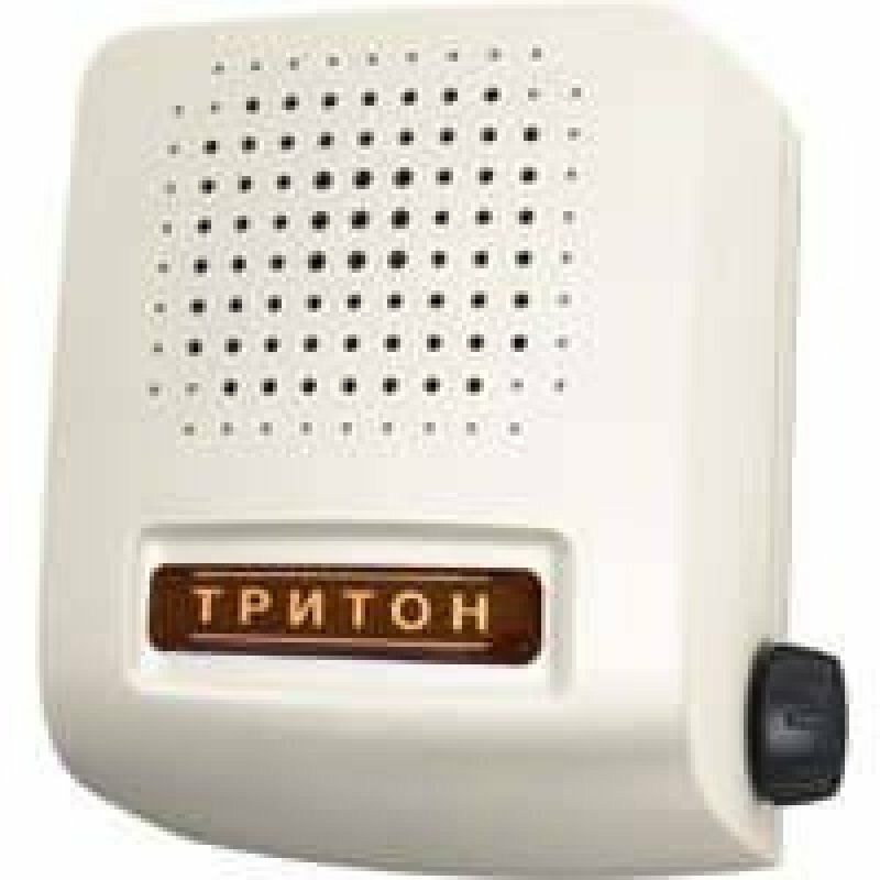 Звонки Тритон Звонок проводной Соло электрон. гонг регул. громкости 220В 80-90дБА бел. Тритон СЛ-04Р