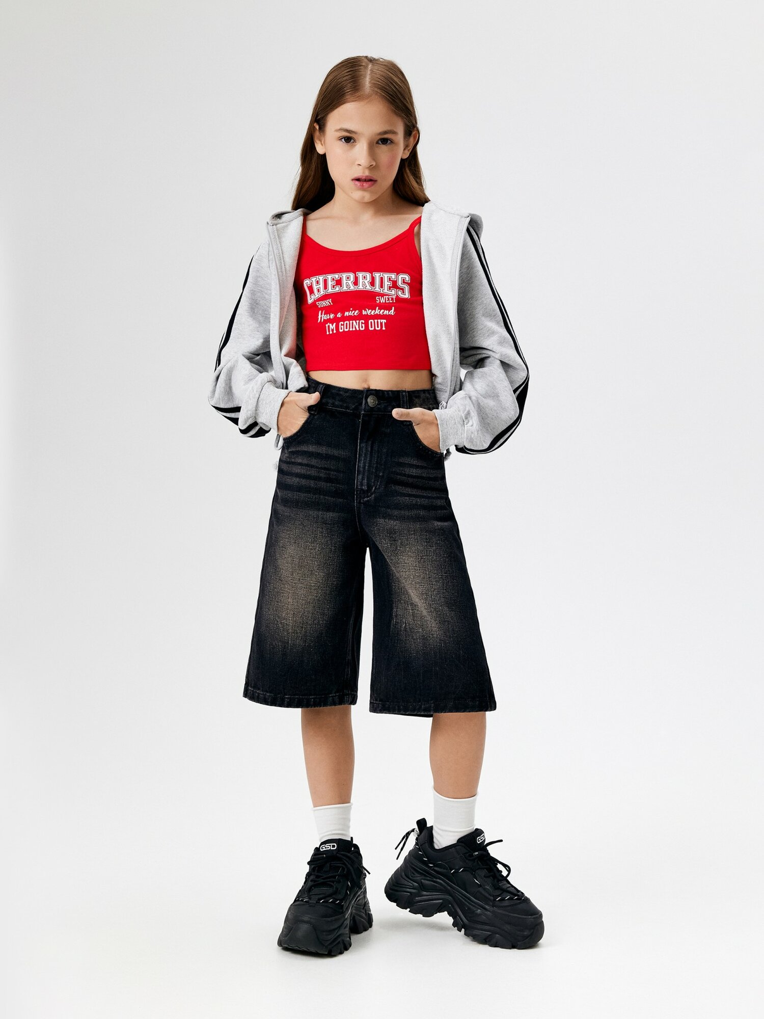 Шорты Acoola размер 134 темно-серый