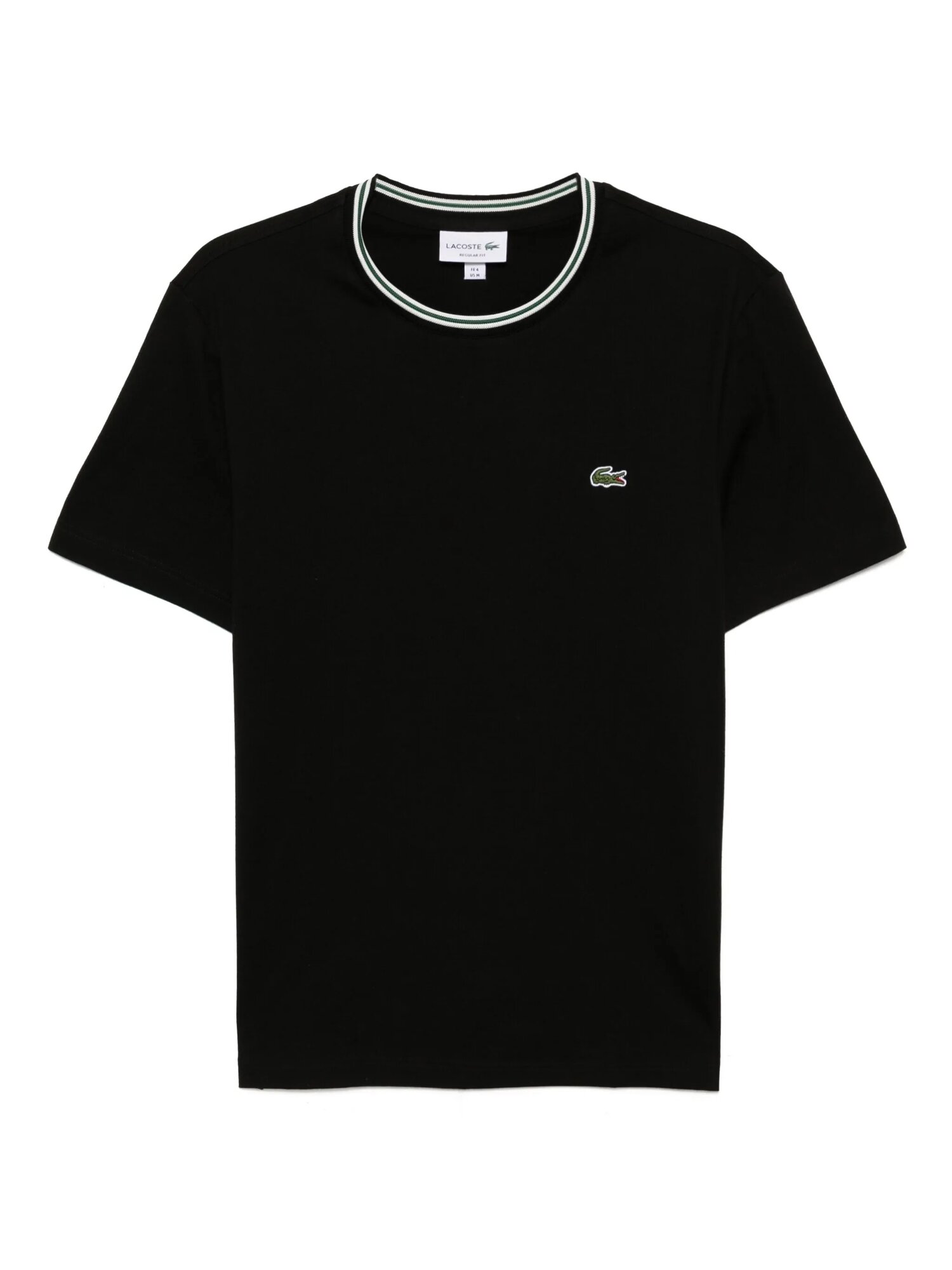 Футболка LACOSTE, размер 7 NUM, черный