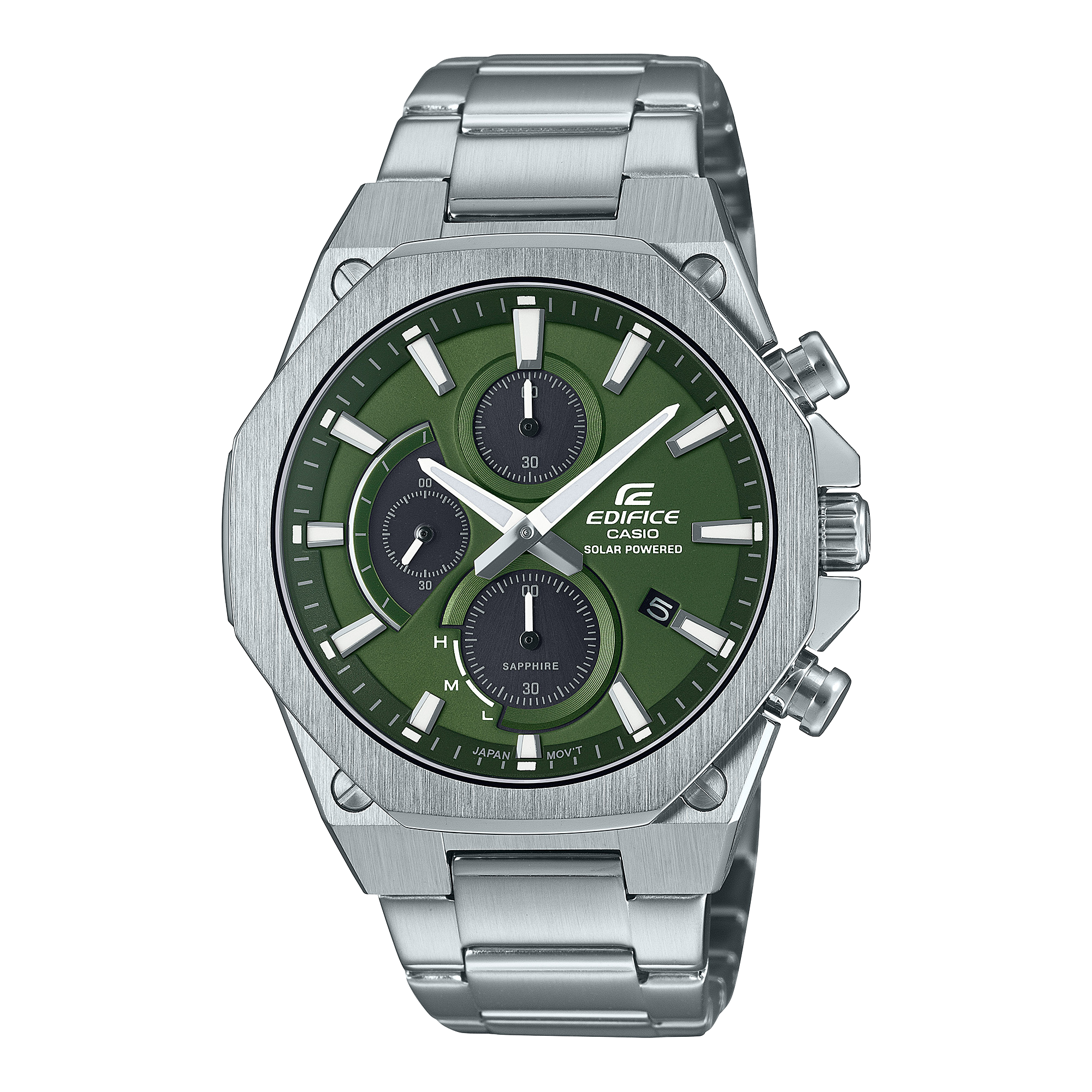 Наручные часы CASIO, серебряный/зеленый