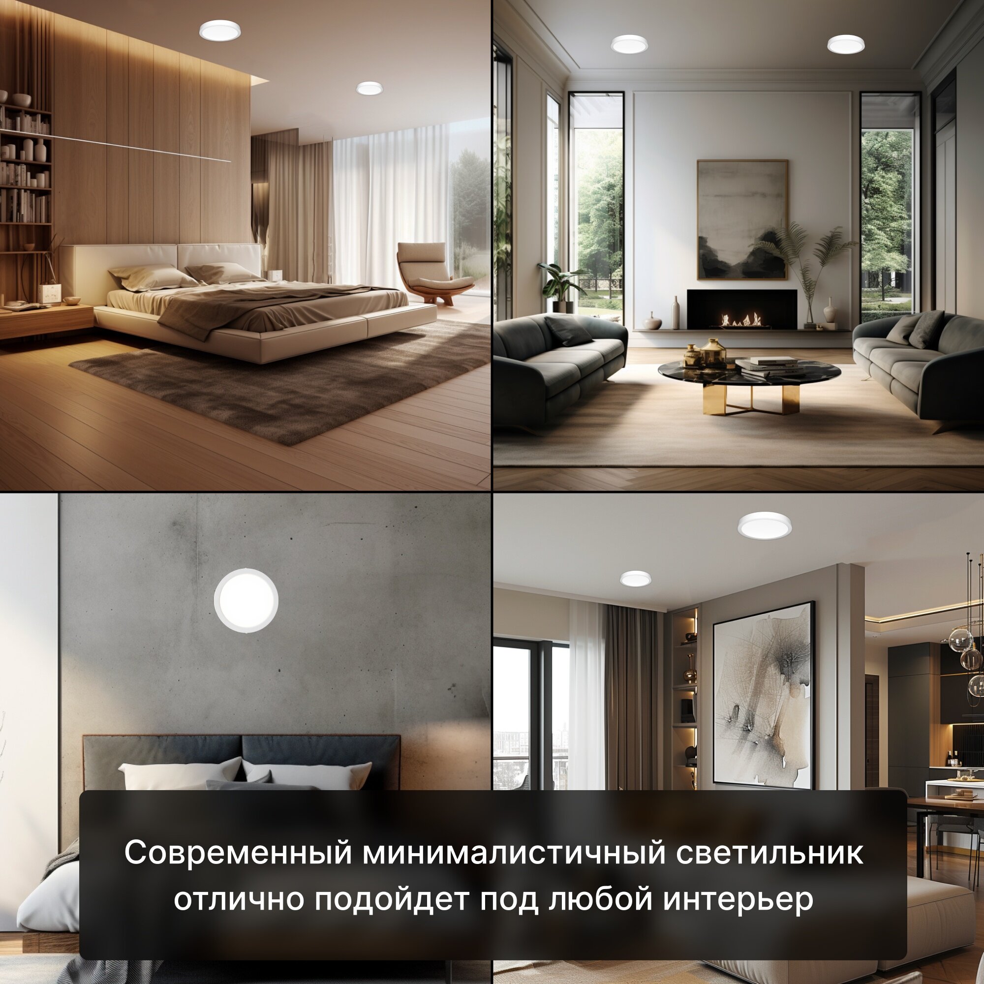 Настенно-Потолочные Светильники И Люстры Xiaomi Светильник для дома накладной Citilux Галс CL5522N, цвет арматуры белый