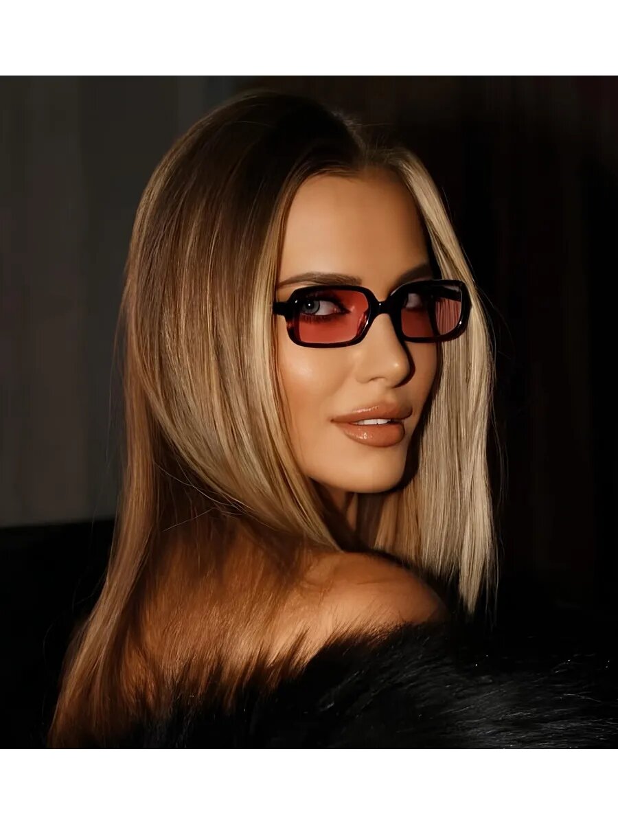 Солнцезащитные очки , красный — фото 1