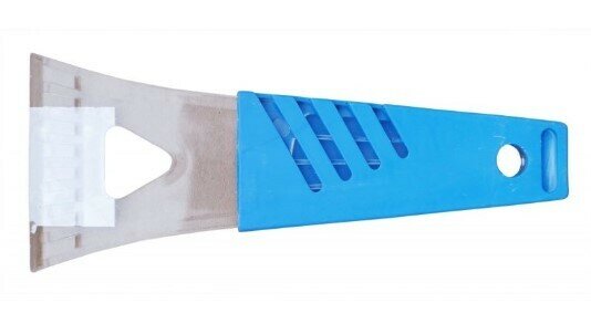 Скребок Машинариус Т0025  для льда  рабочая часть 7 см  серый голубой