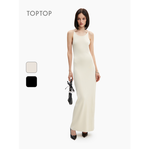 фото Платье toptop, размер l, белый