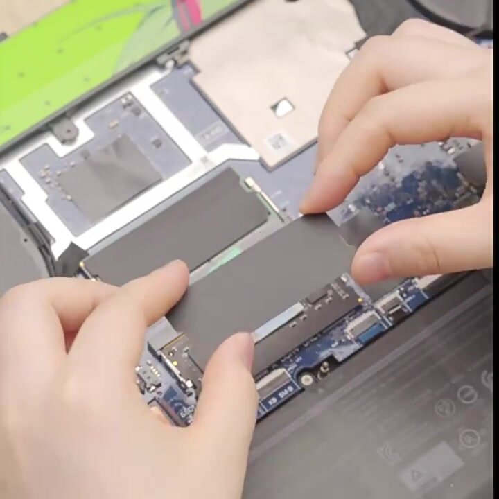 Ультратонкий радиатор памяти для ноутбука DDR5 DDR4 DDR3, радиатор оперативной памяти, охлаждающий патч из чистой меди, тонкое графеновое рассеивание тепла, 2PCS — фото 1