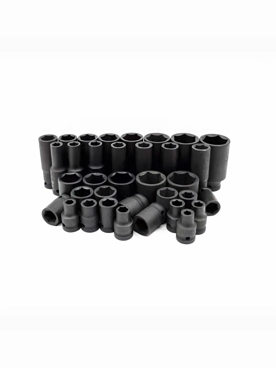 Набор головок АвтоХит, для ударного монтажа, 35 предметов, в кейсе — фото 1