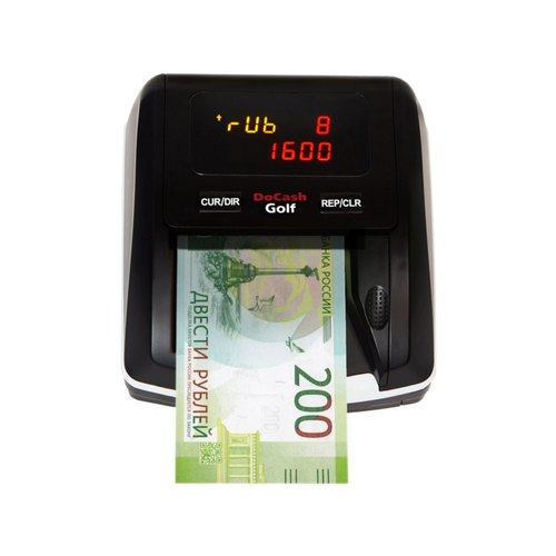 фото Детектор банкнот golf 12954 автоматический рубли docash