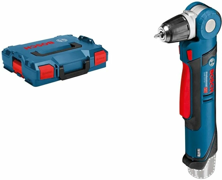 Угловая аккумуляторная дрель-шуруповерт Bosch GWB 12V-10 Professional (0601390909)