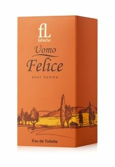 Мужские парфюм Uomo Felice Faberlic, 100 мл цитрусовый аромат