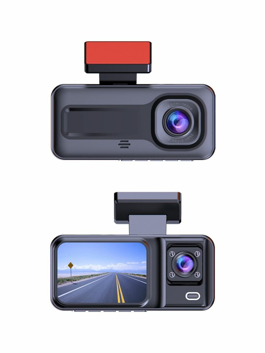 Видеорегистратор Inva X Pro  тройная защита  с ИК подсветкой  датчик движения