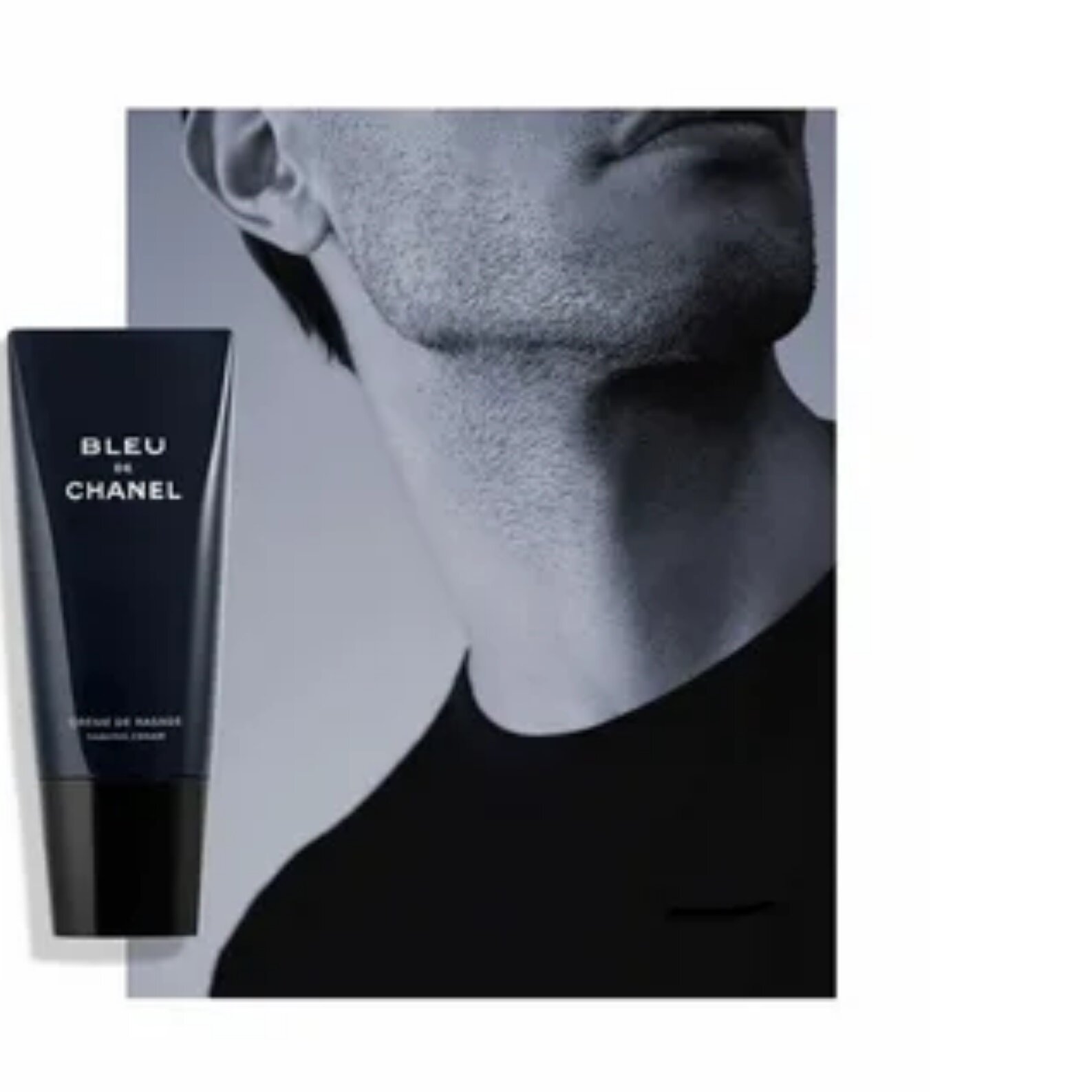 Картинки Крем для бритья Chanel Bleu de Chanel Shaving Creme, 100 мл, черный