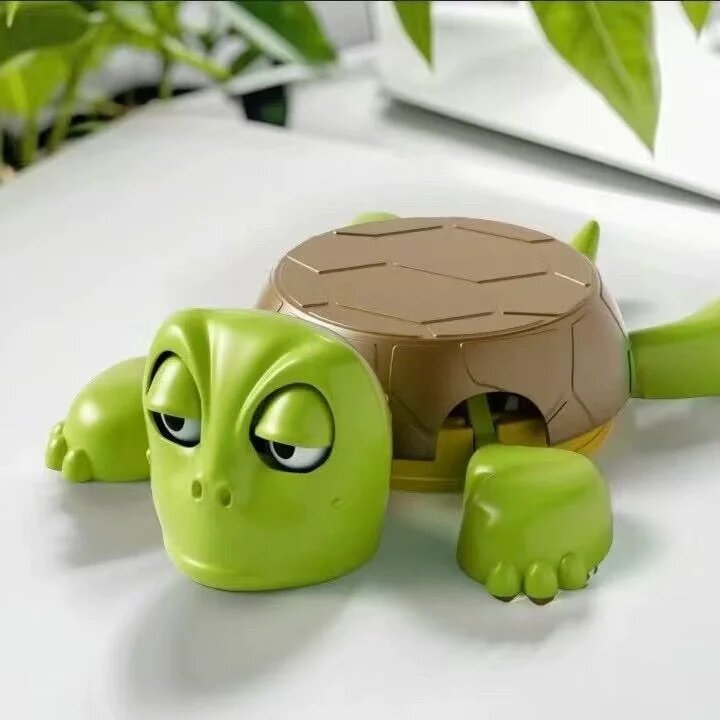Игрушка-черепаха, зеленый цвет