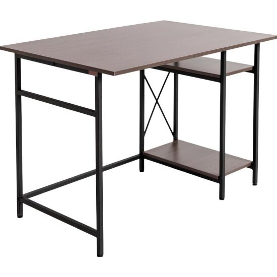 Стол компьютерный TI_ Комус Онега 5/750Х1100 мет чер/ЛДСП ясень анкор темн