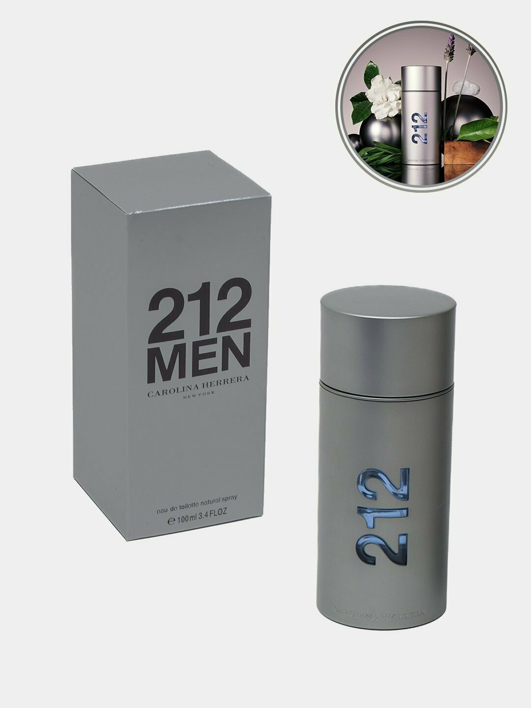 Парфюмерная вода для мужчин, мужские духи 212 Men Carolina Herrera, 5 мл