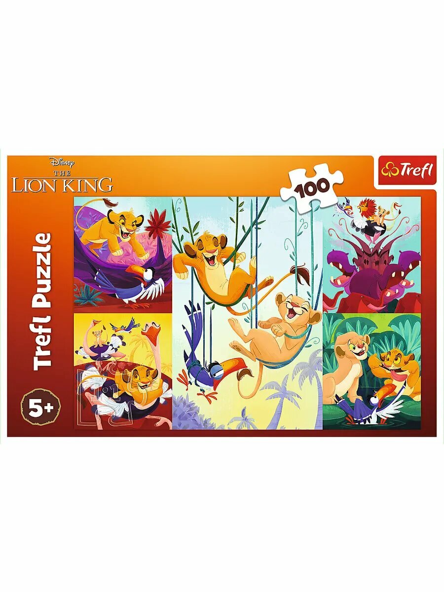 Trefl Храбрый Король Лев, 100 дет, — фото 1