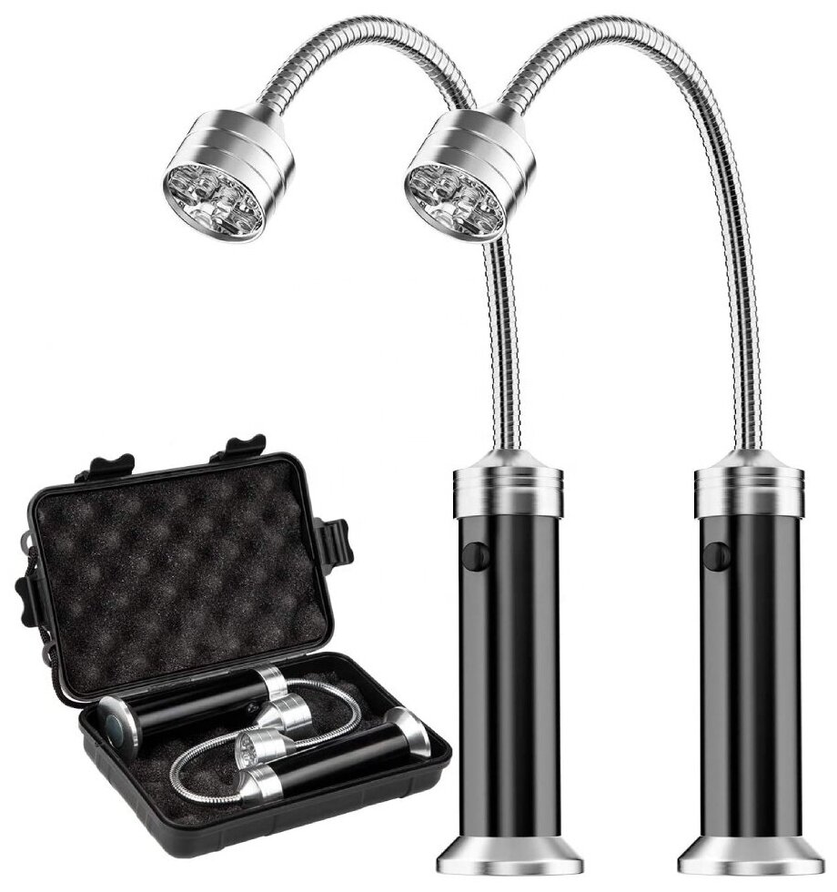 Набор светильников Anvento Grill Light для гриля металлический на магнитном основании 75 лм