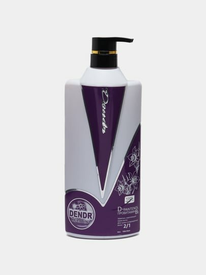 Шампунь Dendr "Keratin", с кератином, для восстановления волос, с дозатором, 750мл — фото 1