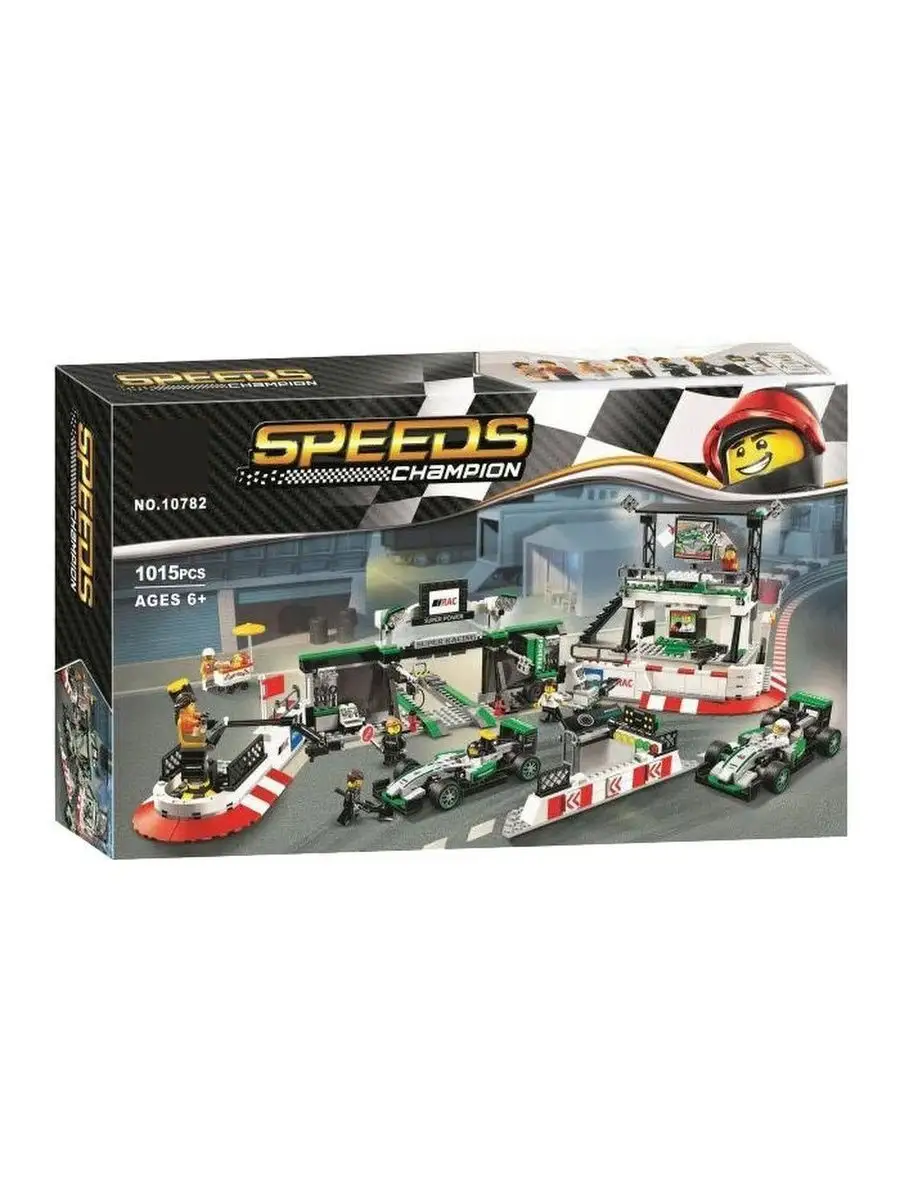Конструктор "Mercedes Amg Petronas Formula One Team", 10782, аналог LEGO Speed Champions