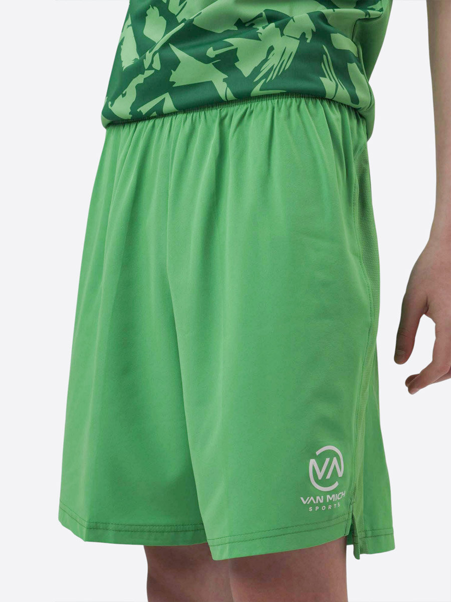Шорты спортивные VAN MICH Striker, размер 128, зелeный — фото 1