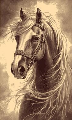 Полотенце махровое большое банное, для ванны в подарок на День рождения, на Новый год Лошадь символ года "Царица степей" 100 х 160 см