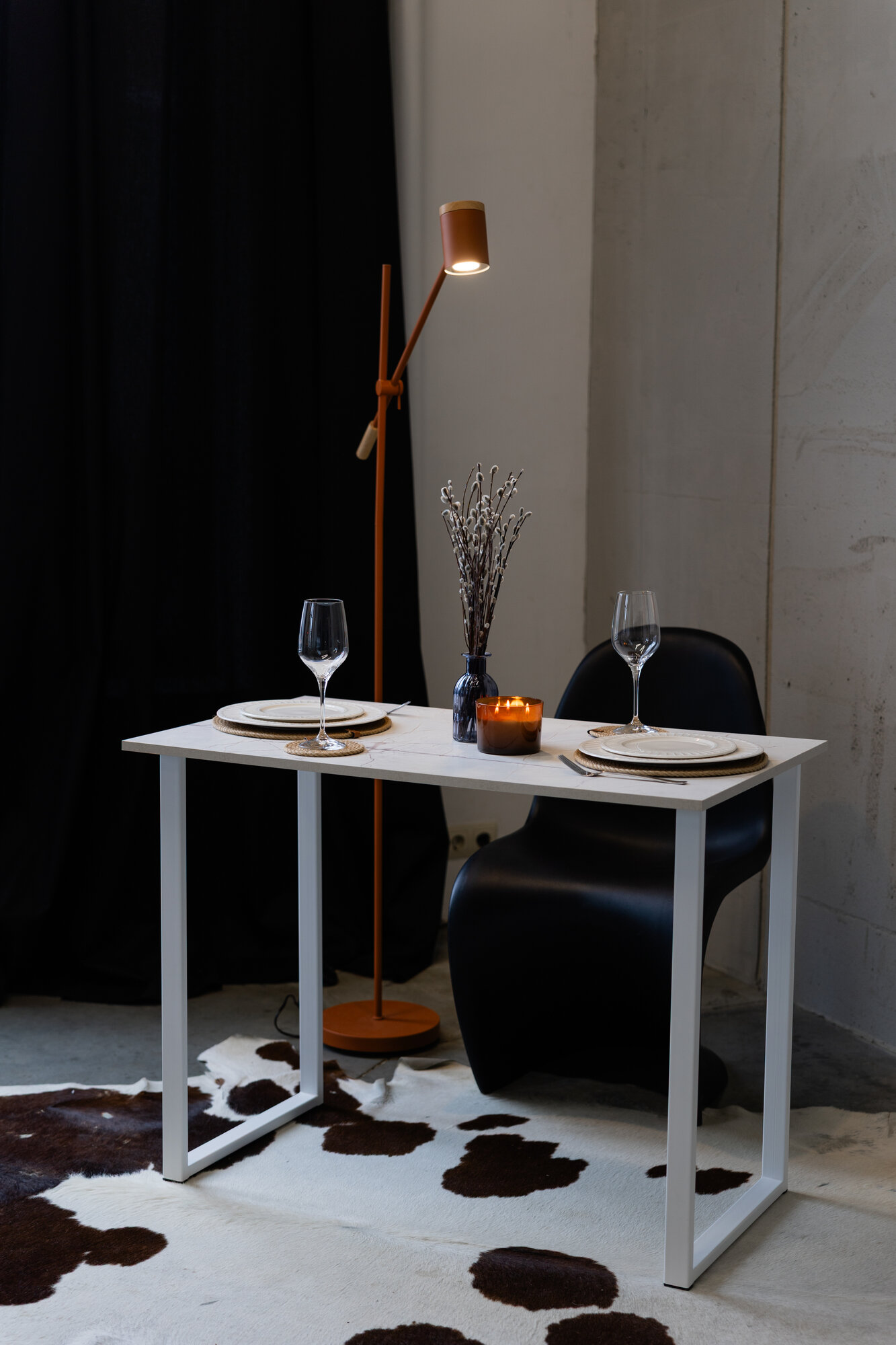 Стол POLLYTIME Loft письменный офисный 100 см x 75 см x 57 см