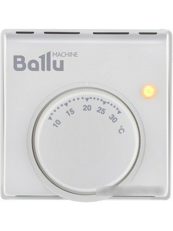 Терморегулятор Ballu BMT-1 2000Вт 10-30С 220В 10А 83х83х38мм (НС-1042655)