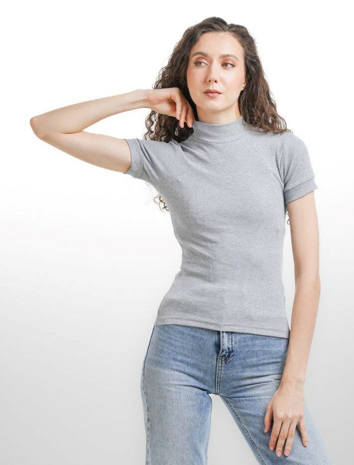 Водолазка , размер 44-46, серый — фото 1