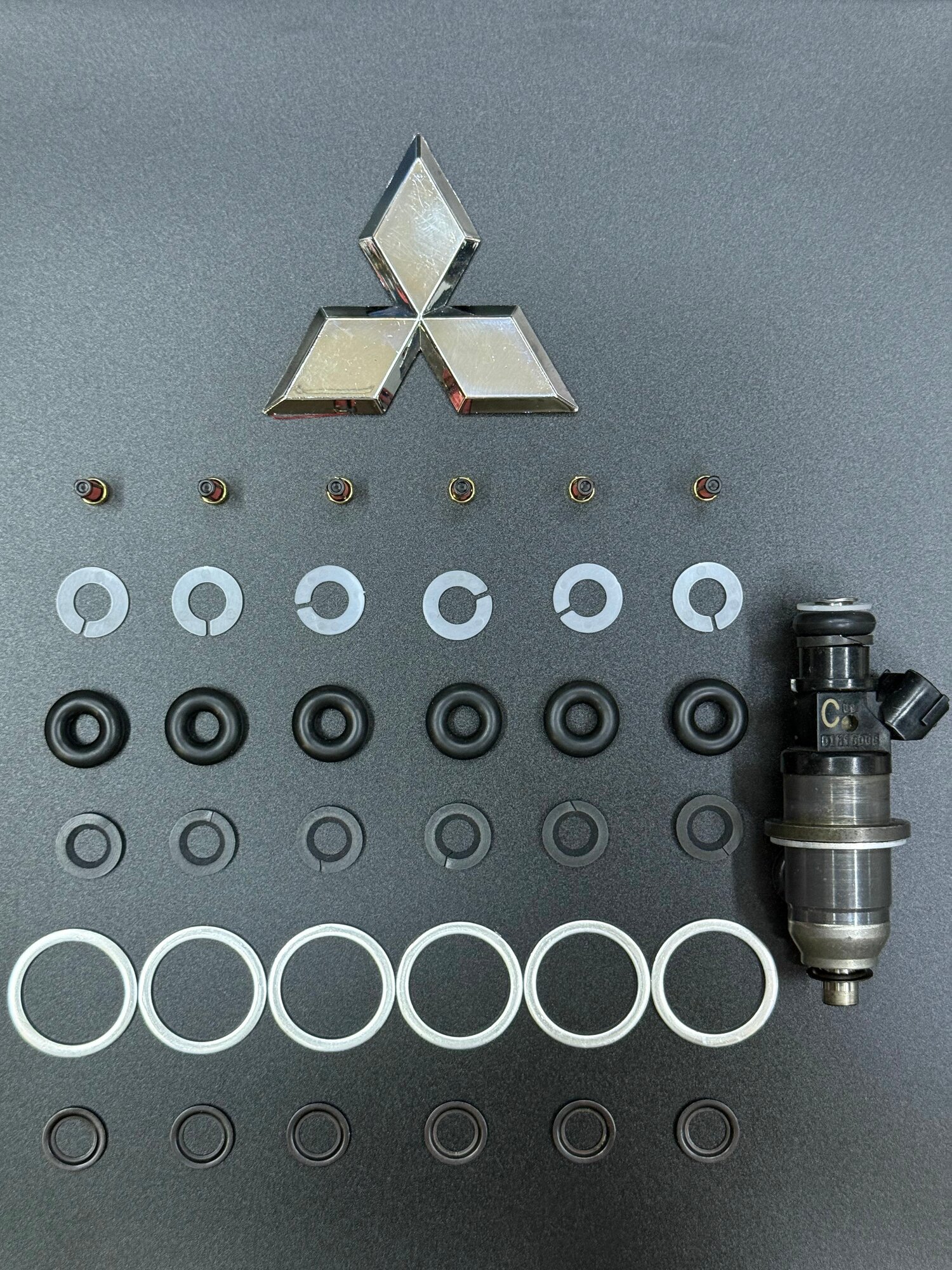 Полный ремкомплеект форсунки/ ремкомплект на 6 инжектора для Mitsubishi 6G74 GDI