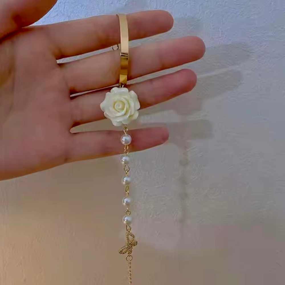 Браслет, размер 20 см, белый — фото 1