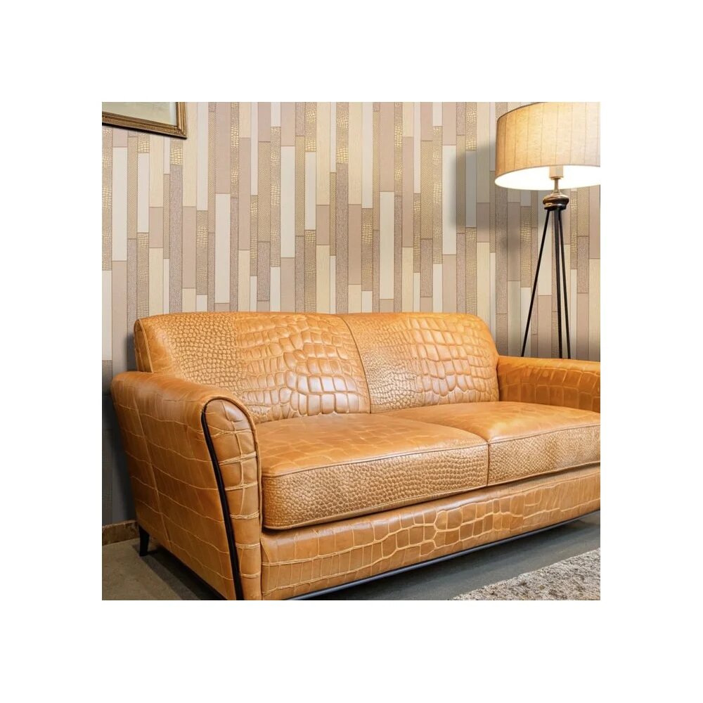 Style Decor Обои виниловые на бумажной основе Кайман 0500-62 беж-зол 11СБ2-ДЭ 0500-62 11СБ2-ДЭ