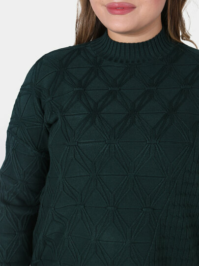 Свитер размер One Size, , темно-зеленый — фото 1