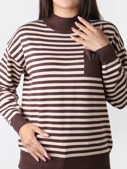 Свитер размер One Size, , Шоколадный — фото 1