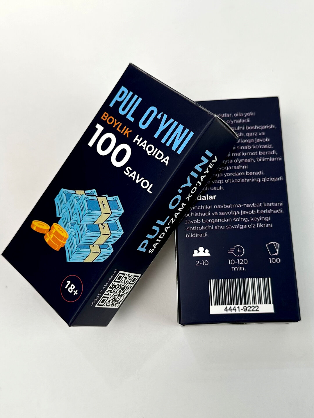 Пул уйини: "Бойлик ҳакида 100 савол", молиявий саводхонлик ҳакида илм берувчи стол уйини — фото 1